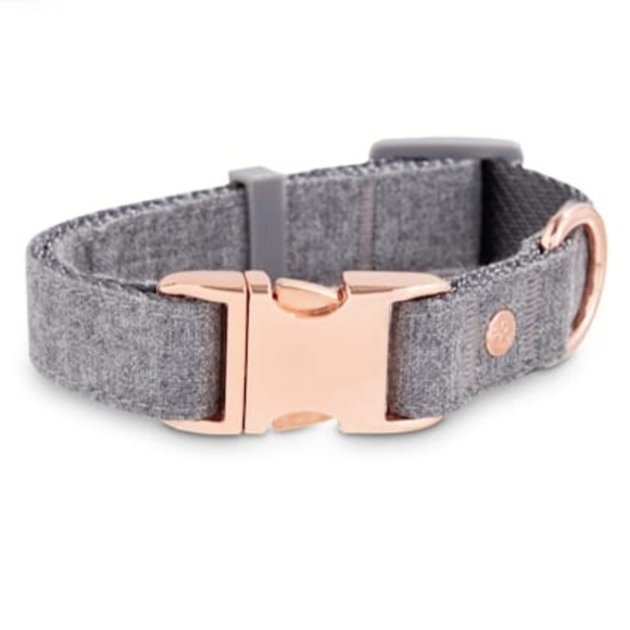 Bond & Co. Regal Rose Gold and Grey Dog Collar-XXSmall - Picture 4 of 4